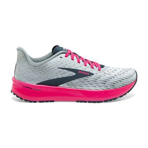 Brooks Hyperion Tempo Womens Road Running Shoes Grey/Navy/Pink | USA-OBP469081